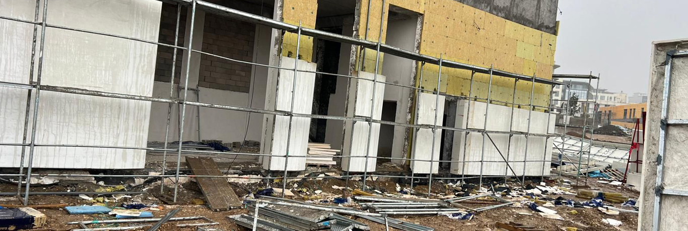 Kahramanmaraş Mimarlar Odası ve Kültür Merkezi Prekast Cephe Uygulaması